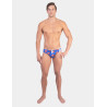 Barcode Berlin Slip de bain KISS Bleu